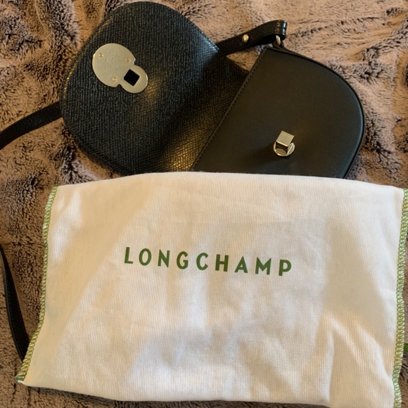 Longchamp | Bags | Longchamp Cavalcade Black Leathersnake  Longchamp Cavalcade (black leather/snake embossed)
